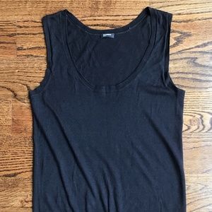 JIL SANDER NAVY Black Sweater Vest Top